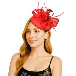 1658 Fascinators Hats Women Vintage Wedding Fashion Headband Clip Church